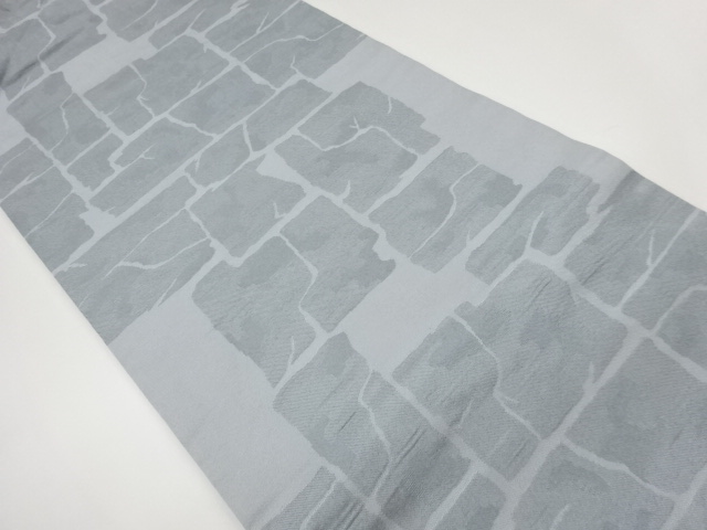JAPANESE KIMONO / ABSTRACT PATTERN WEAVING NAGOYA OBI